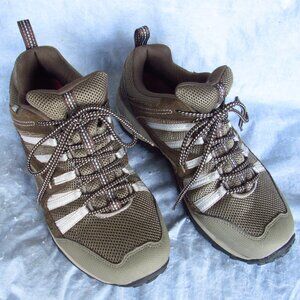 Merrell “Payette” Waterproof Women’s Hiking Shoes (Olive); US Size 10 (See Note)